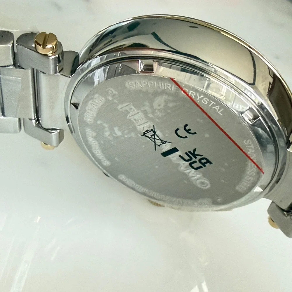 Salvatore Ferragamo SFYQ00321 Legacy Chronograph Two Tone 40mm Swiss NWT Box